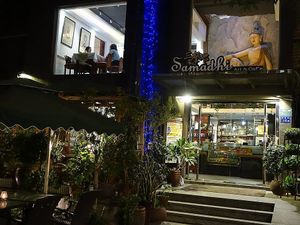 exterior view of restaurant  at Samadhi Art & Cafe in Xiamen