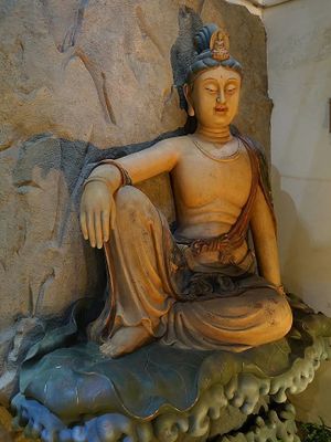 interior decor at Samadhi Art & Cafe in Xiamen