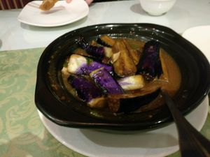 Eggplant at Samadhi Art & Cafe in Xiamen