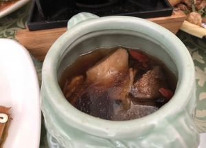 Mushroom soup  at Samadhi Art & Cafe in Xiamen