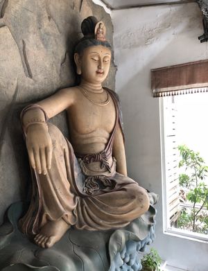 Beautiful Buddha  at Samadhi Art & Cafe in Xiamen
