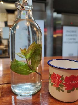 water at Asian Army in Madrid