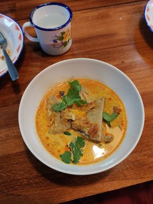 jackfruit and tempeh lodeh at Asian Army in Madrid