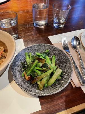 Mixed Asian Greens  at Busaba - Soho in London