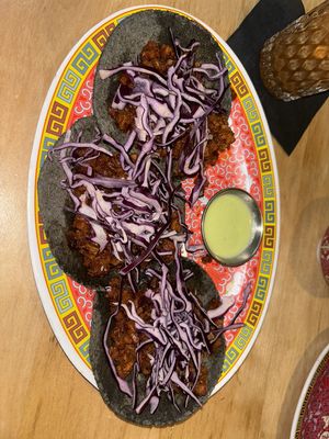 Choripapa tacos  at La Capital in Montreal
