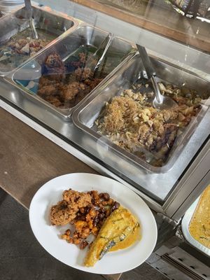 Different options three options for 80 baht   at Tian Xin Silom in Bangkok