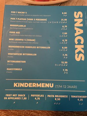 Loempia’s zijn niet vegan! (Ei ) at Pier 7 in Vlissingen