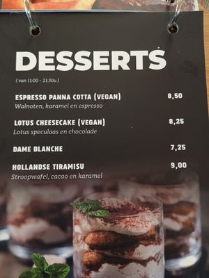 Vegan desert #Veganuary at Pier 7 in Vlissingen