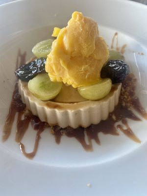 Espresso panna cotta  at Pier 7 in Vlissingen