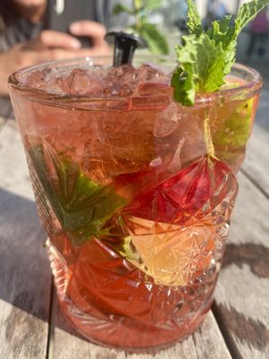 Strawberry mojito  at Pier 7 in Vlissingen