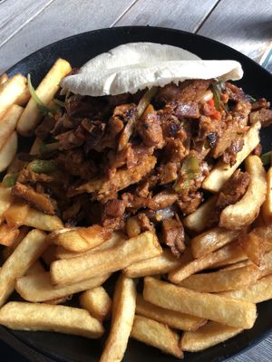 Mein veganes Pita Gyros-sehr lecker  at Pier 7 in Vlissingen