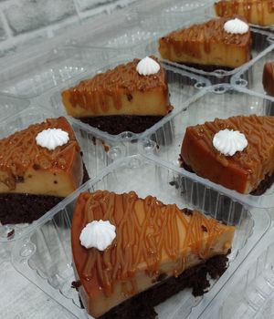 Rebanadas de chocoflan. at Yvitta in Merida