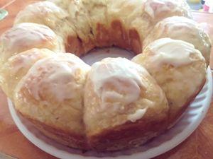 Rosca brioche  at Aresha Vegan Bakery in Merida