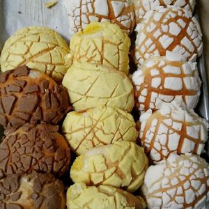 Conchas  at Aresha Vegan Bakery in Merida