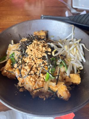 Vegan pad thai  at Thai Square in Denton