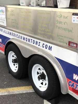 Food truck  at All American Wontons in Massapequa