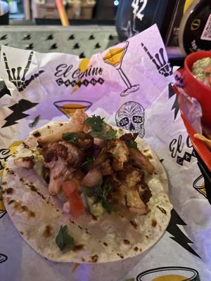 Cauliflower taco  at El Camino Cantina in Moore Park