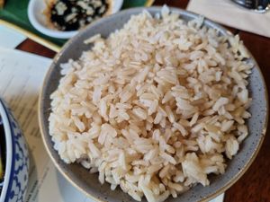 Brown rice at Busaba - Westfield in West London