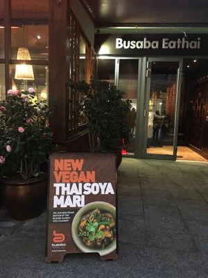 They have a whole vegan menu  at Busaba - Westfield in West London