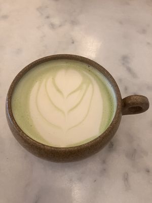 Erg goede en mooie matcha   at Mica Coffeebar in Haarlem