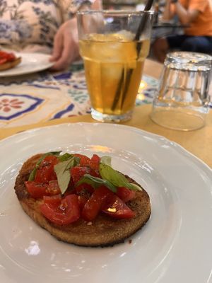 Bruschetta   at Pizzeria Donna Stella in Amalfi