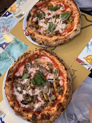   at Pizzeria Donna Stella in Amalfi