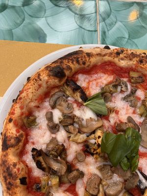   at Pizzeria Donna Stella in Amalfi