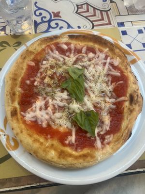   at Pizzeria Donna Stella in Amalfi