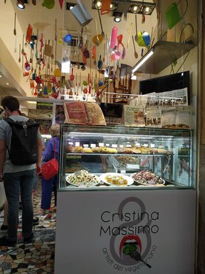 Front of store at Cristina Massimo in Padua