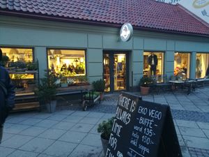 Outside restaurant
 at AB Småland in Malmo