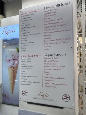 Great vegan choices and blends as well  at Raki in Sorrento