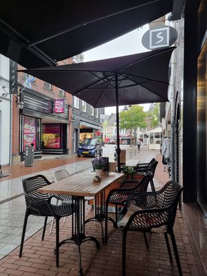 Front terrace at Smaeck in Weert