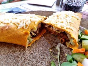 Inside tortilla at Smaeck in Weert