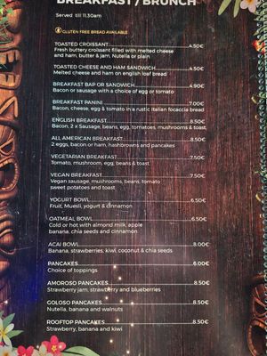  at Lost World Restaurant in Lanzarote