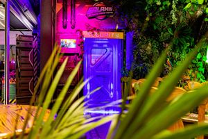 the Galaxia ride at Lost World Restaurant in Lanzarote