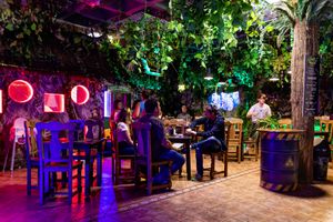 inside at Lost World Restaurant in Lanzarote