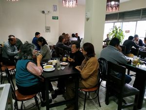 Dinning room at Maranatha in Quito
