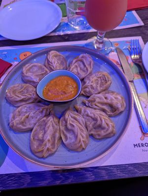 Veggie Momo at Mero Buddha Nepali Kitchen in Muenster