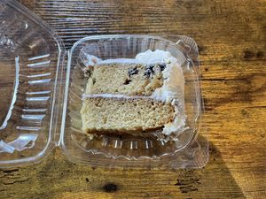 Blueberry cake  at Trend Urban Cafe in Stone Mountain