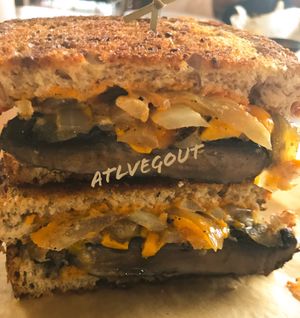 portobello patty melt  at Trend Urban Cafe in Stone Mountain