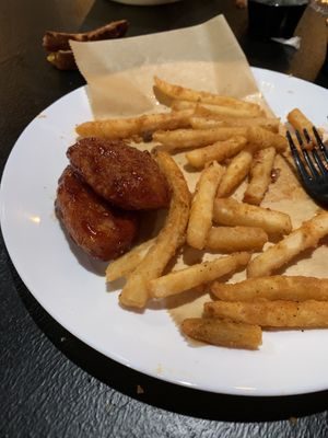 Vegan wings at Trend Urban Cafe!  at Trend Urban Cafe in Stone Mountain