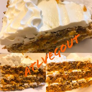 Carrot cake  at Trend Urban Cafe in Stone Mountain