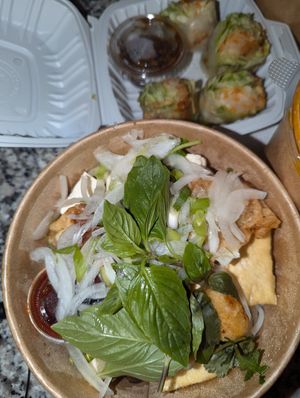 Vegetables at Phosome in Toronto