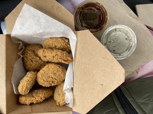 Wingalings! Absolutely delicious. at Odd Burger in Toronto