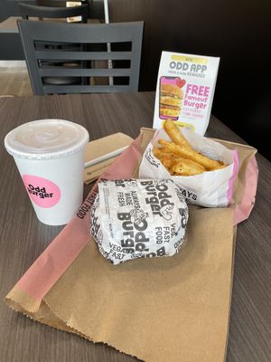   at Odd Burger in Toronto