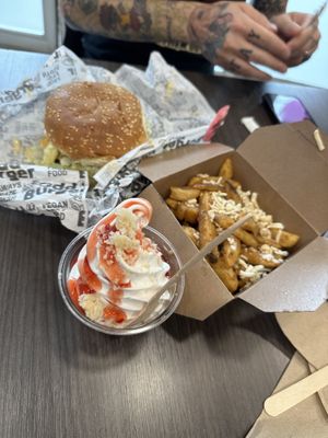   at Odd Burger in Toronto