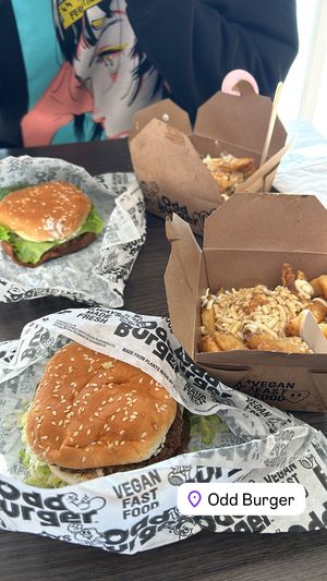   at Odd Burger in Toronto