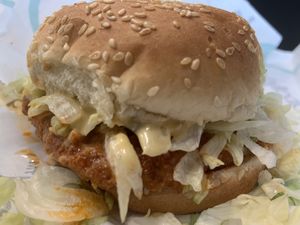 Buffalo chickun  at Odd Burger in Toronto