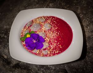 Jiwa Bowl
-
A smoothie bowl for fruity mornings at VANA in Karo