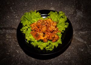 BBQ Bites
-
Battered cauliflower and broccoli bites  at VANA in Karo